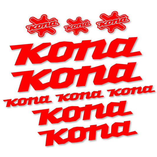 Autocollant Kona, Cadre, Vélo vinyle autocollant
