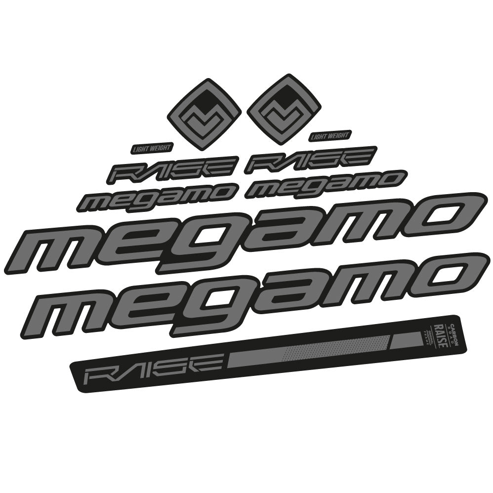 Autocollant Megamo Raise 10 2020, Cadre, Vélo vinyle autocollant