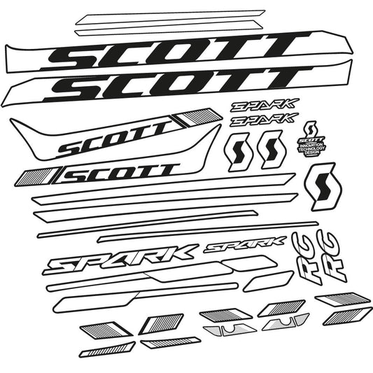 Autocollant Scott Spark 930 2017, Cadre, vélo vinyle sticker