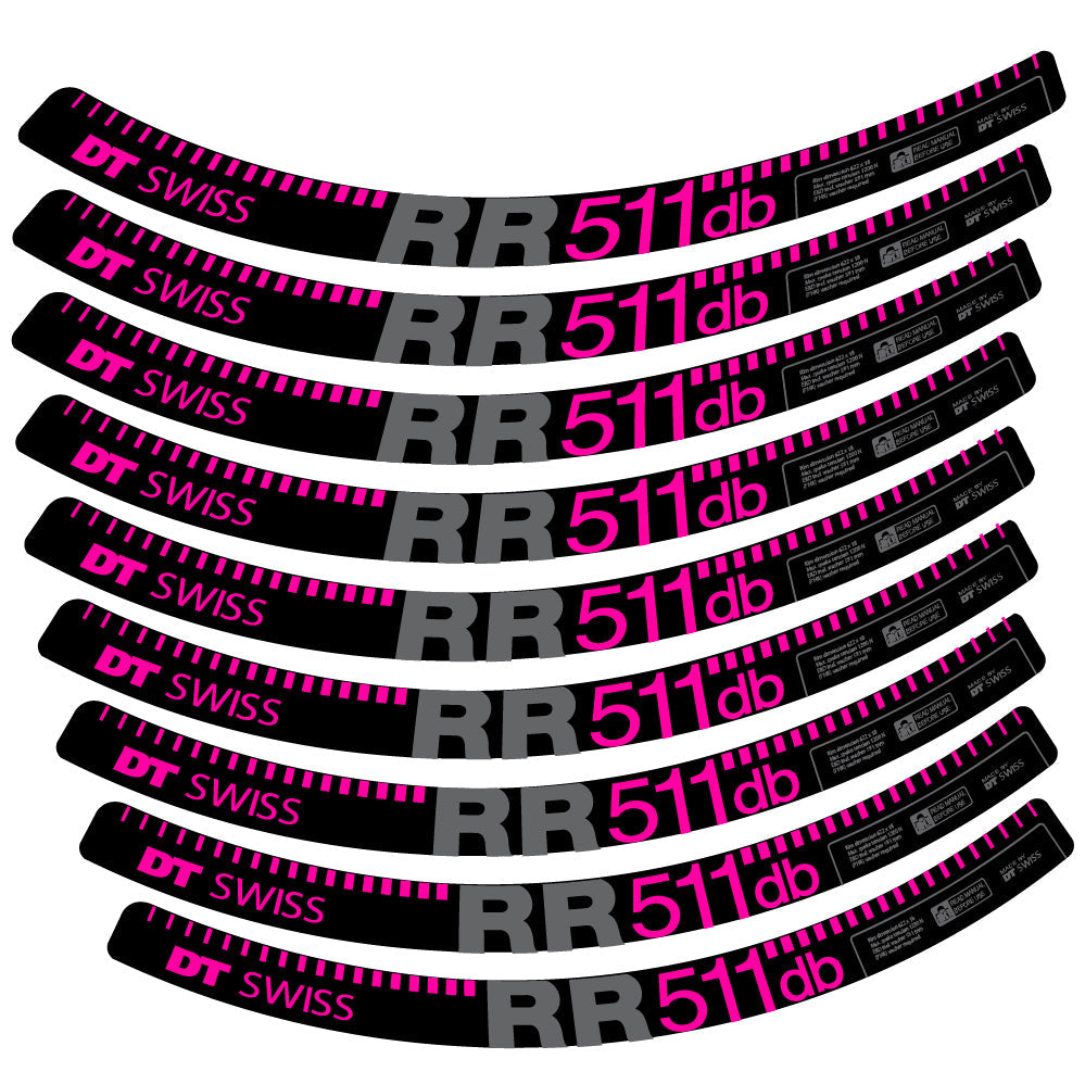 Autocollant DT Swiss FR511 db, Roues VTT 29, Autocollant vélo vinyle