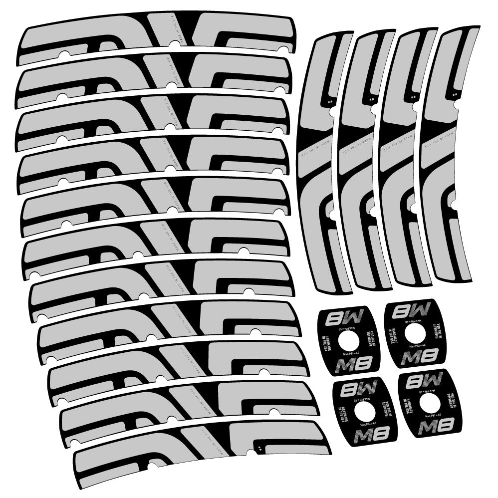 Autocollant Enve M Series M8, Roues VTT 29, Vélo vinyle sticker