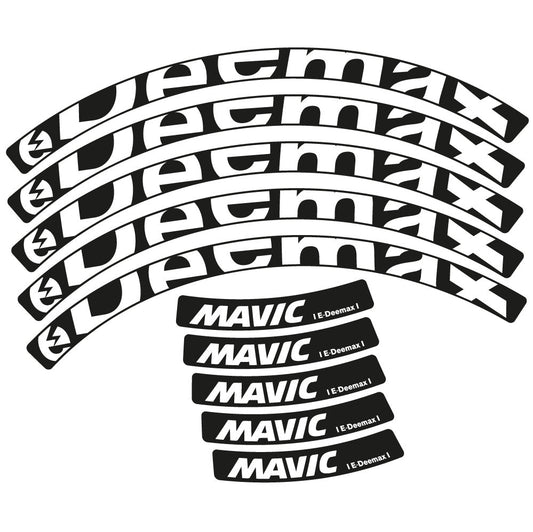 Autocollant Mavic E-deemax 2025, Roues VTT 29, Autocollant Vélo vinyle