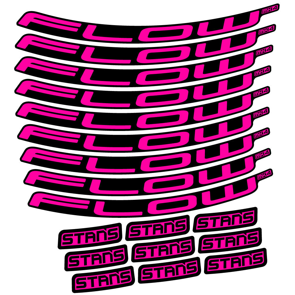 Autocollant Stans Flow MK4 Ver.2, Roues VTT 29, Autocollant Vélo vinyle