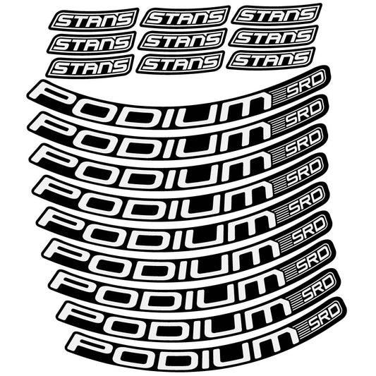 Autocollant Stans Podium SRD, Roues VTT 29, Autocollant Vélo vinyle