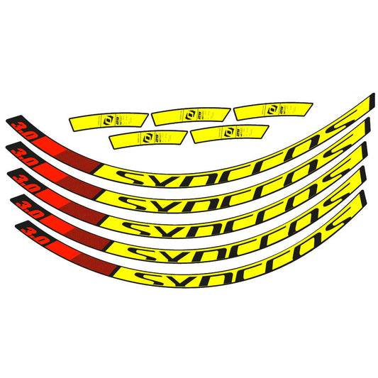 Autocollant Syncross 3.0 2017, Roues VTT 29, Autocollant Vélo vinyle