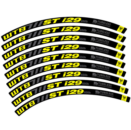 Autocollant WTB ST i29, Roues VTT 27.5, Autocollant Vélo vinyle