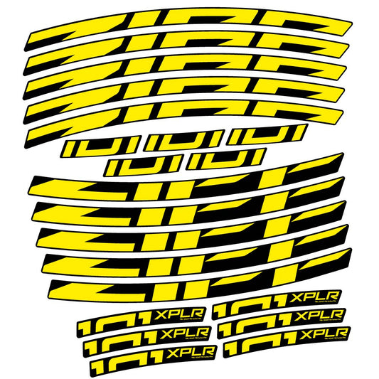Autocollant Zipp 101 XPLR, Roues Route 18mm, Autocollant Vélo vinyle