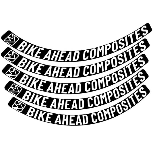 Autocollant VéloAhead Composites Biturbo Aero 2022, Roues Route 48.5mm, Autocollant Vélo vinyle