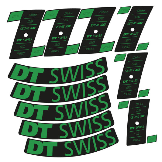 Autocollant DT Swiss ARC 1100 Dicut DB, Roues Route 50mm, Autocollant Vélo vinyle
