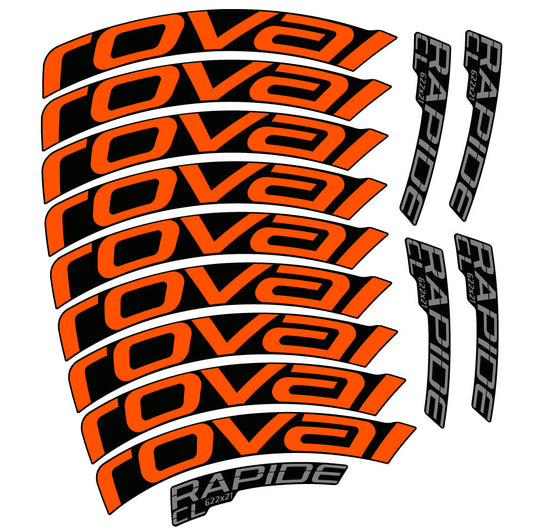 Autocollant Roval Rapide CL, Roues Route 50mm, Autocollant Vélo vinyle