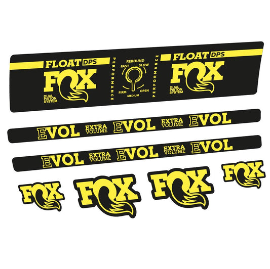 Autocollant Fox Float DPS Performance, Amortisseur, Vélo vinyle sticker