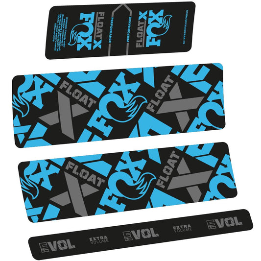 Autocollant Fox Float X Performance 2022, Shock Absorber, Autocollant Vélo vinyle
