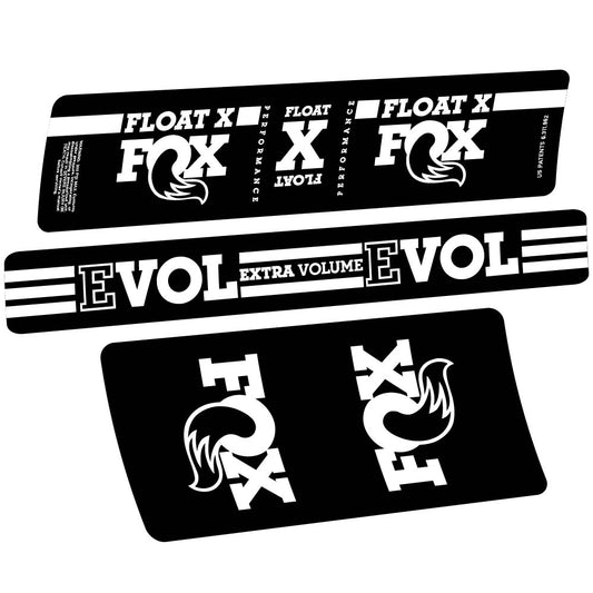 Autocollant Fox Float X, Shock Absorber, Autocollant Vélo vinyle