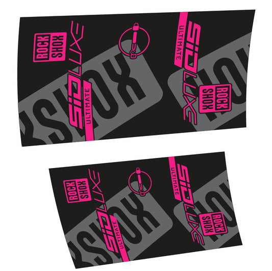 Autocollant Rock Shox Sid Luxe Ultimate 2021, Amortisseur, Vélo vinyle sticker