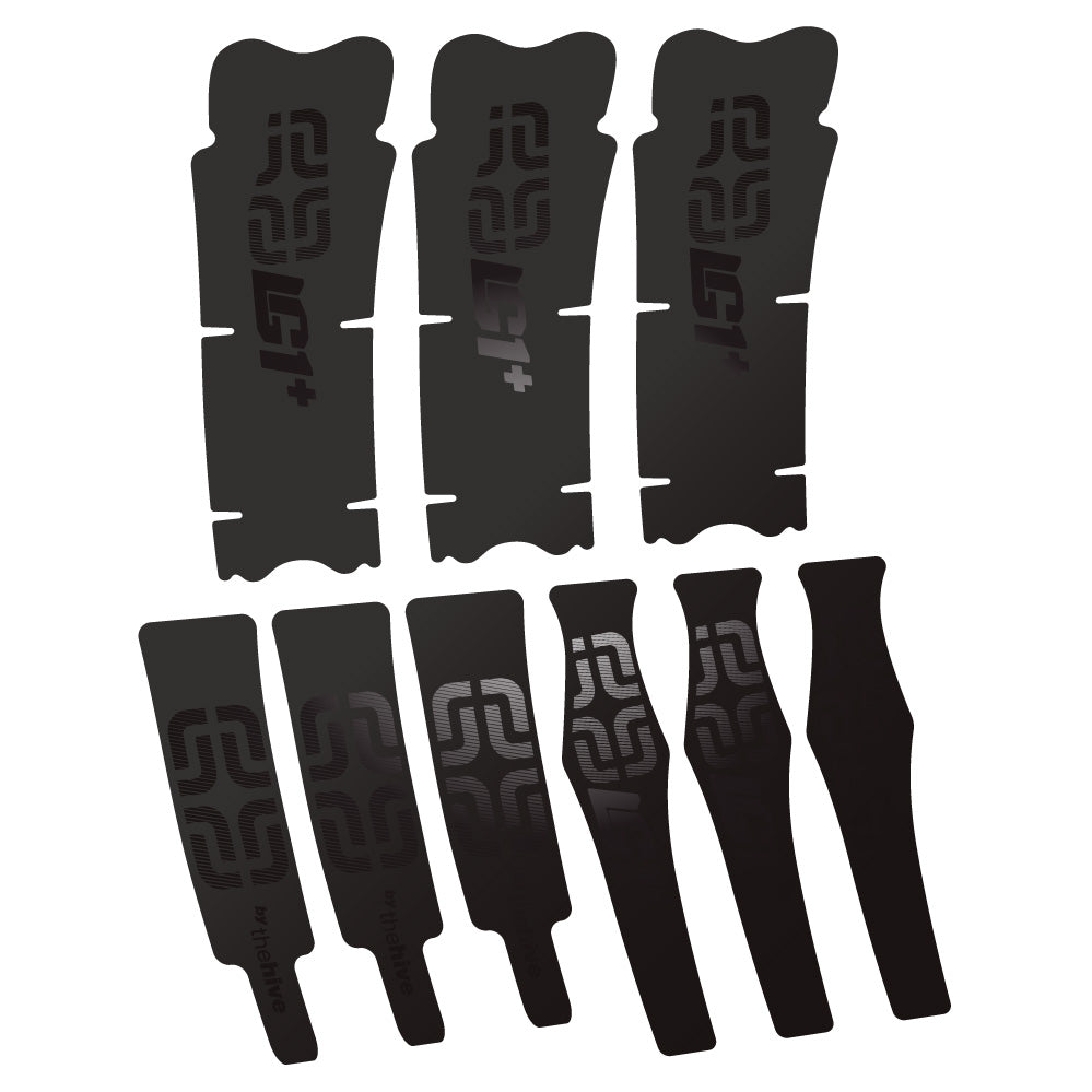 Autocollant E-thirteen LG1 Plus Carbon, Pédalier, Vélo vinyle autocollant
