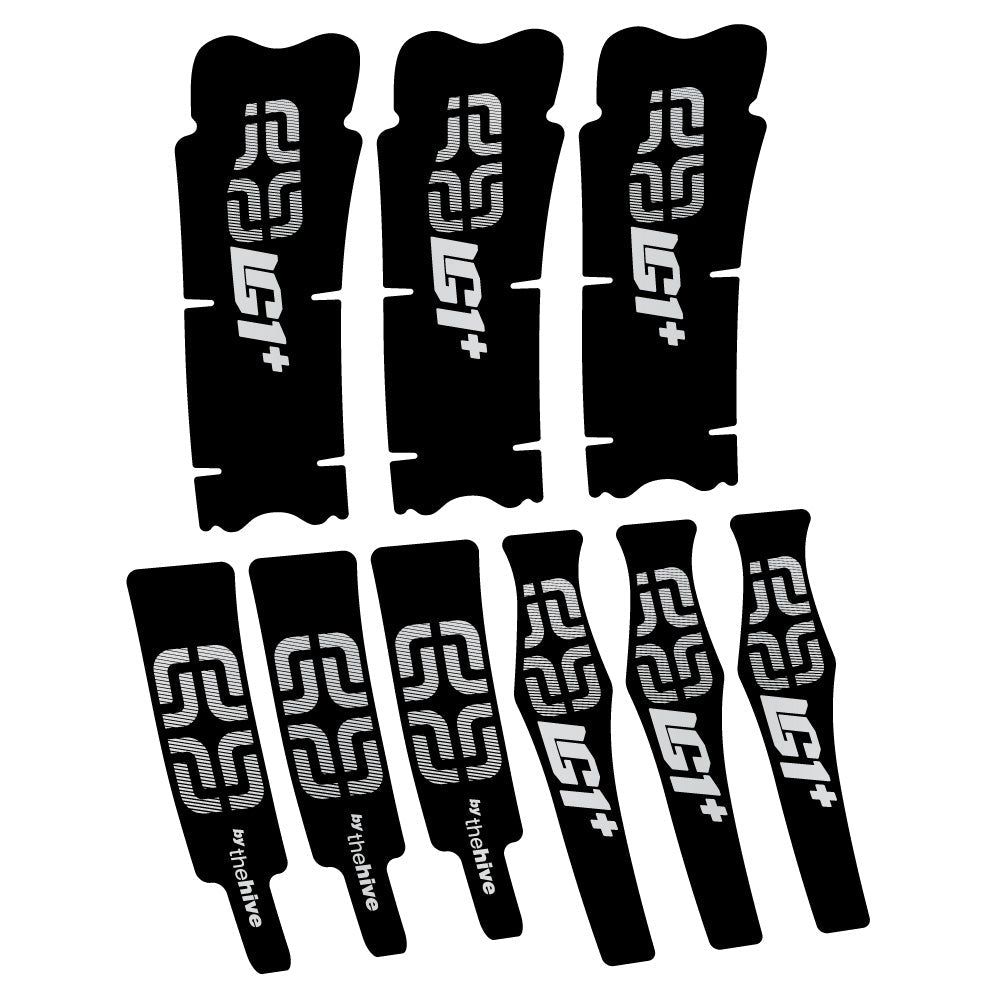 Autocollant E-thirteen LG1 Plus Carbon, Pédalier, Vélo vinyle autocollant