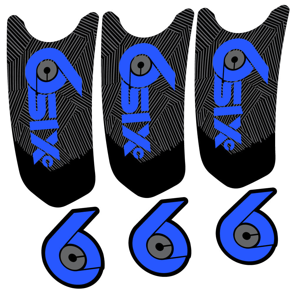 Autocollant RaceFace SixC Cinch, Pédalier, Vélo vinyle autocollant