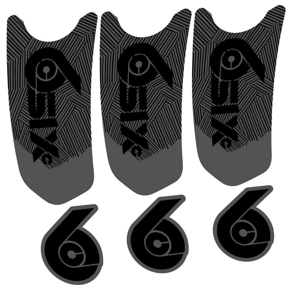 Autocollant RaceFace SixC Cinch, Pédalier, Vélo vinyle autocollant