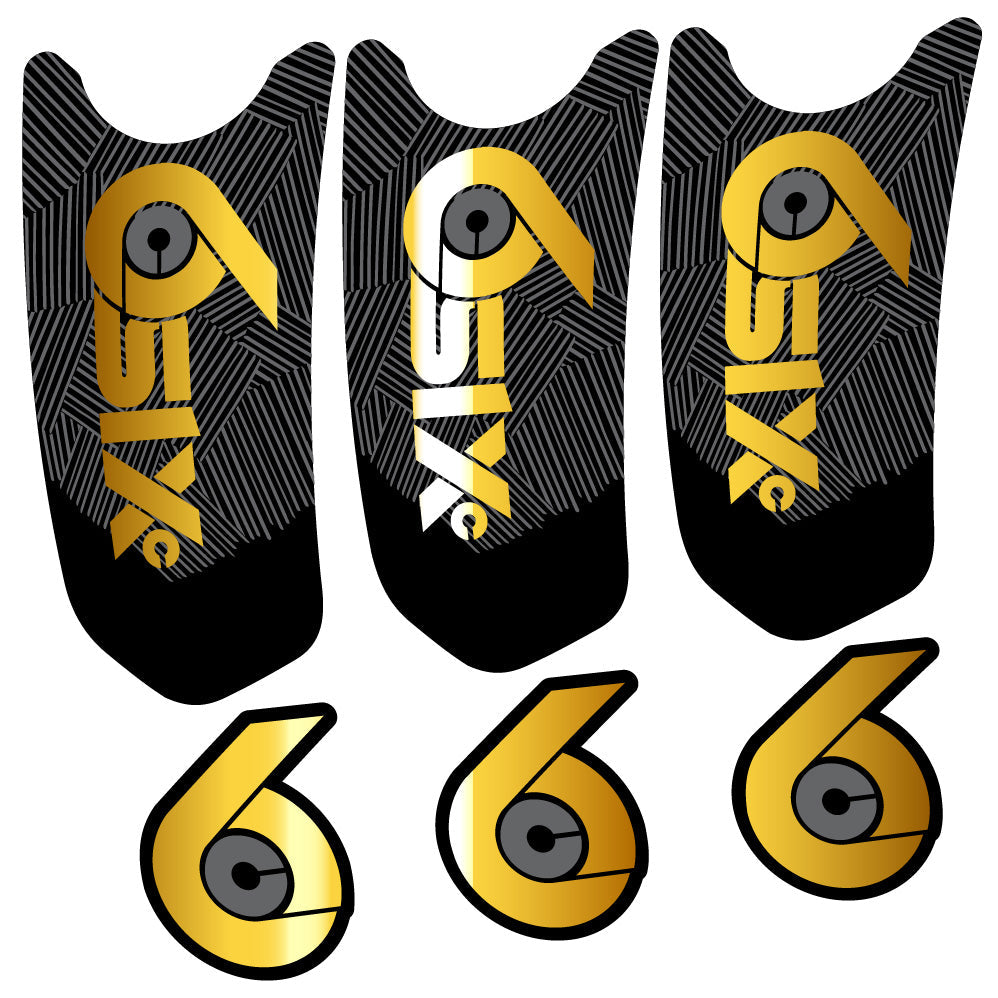 Autocollant RaceFace SixC Cinch, Pédalier, Vélo vinyle autocollant
