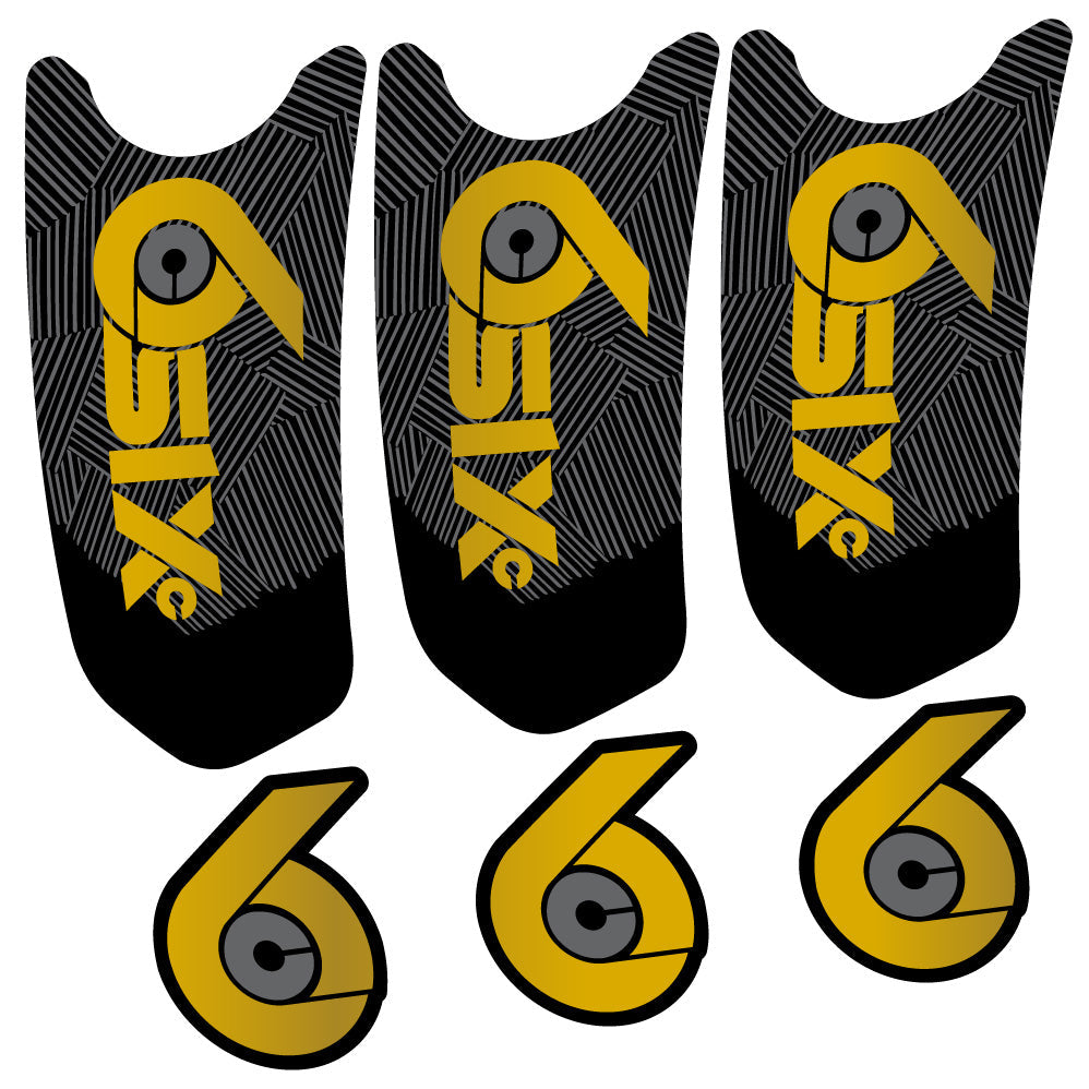 Autocollant RaceFace SixC Cinch, Pédalier, Vélo vinyle autocollant