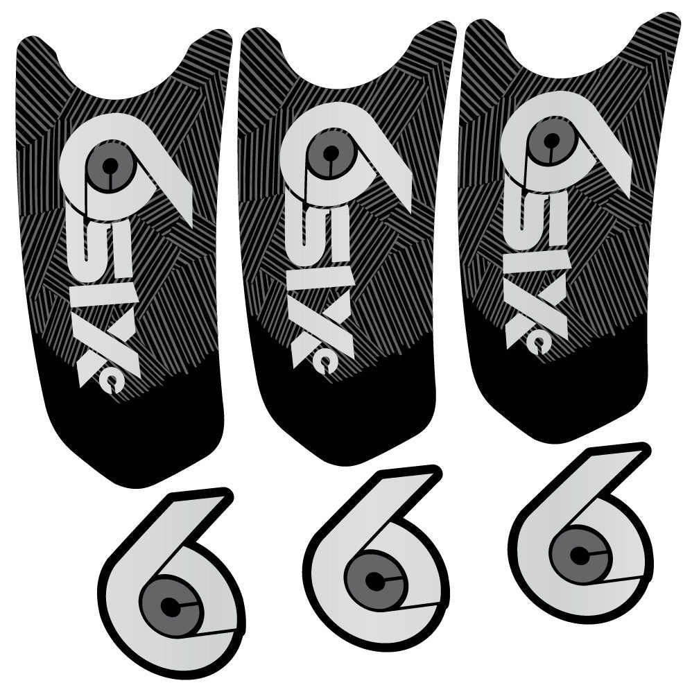 Autocollant RaceFace SixC Cinch, Pédalier, Vélo vinyle autocollant