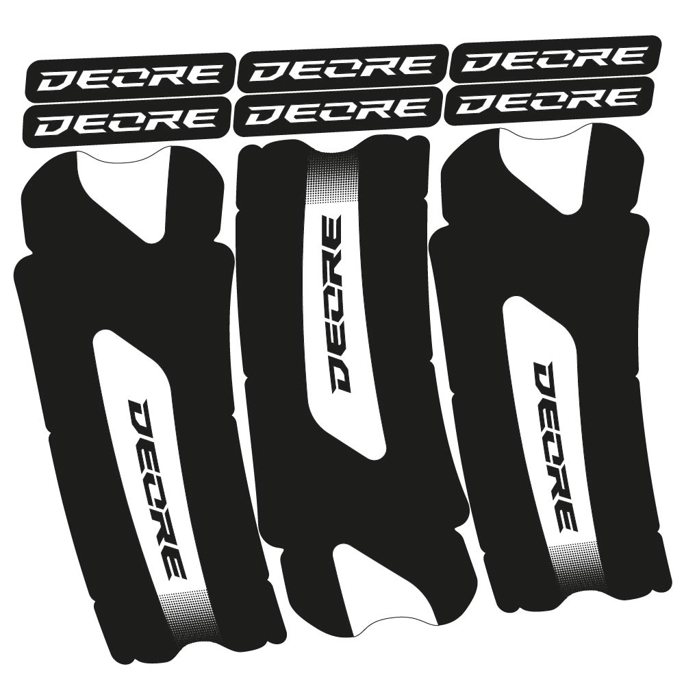 Autocollant Shimano Deore, Pédalier, Vélo vinyle autocollant