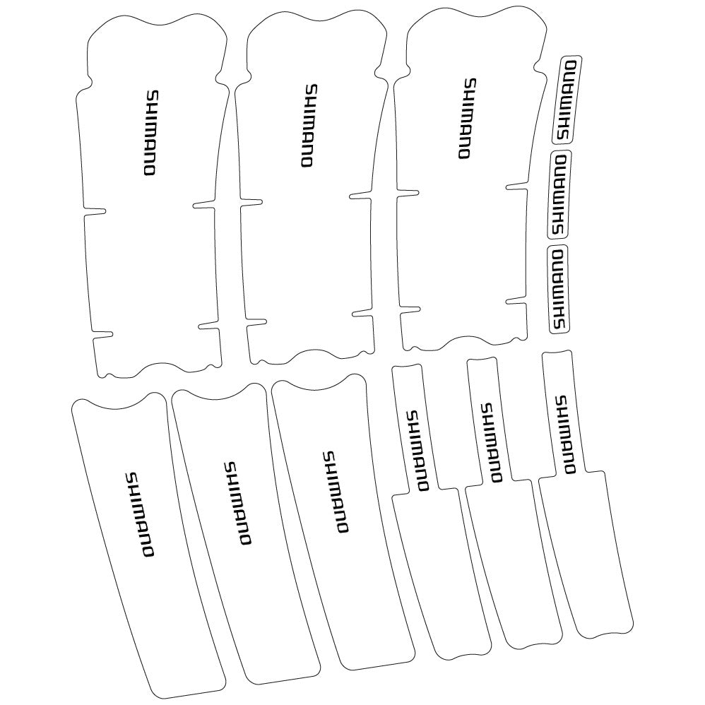 Autocollant Shimano Deore FC-MT510-1, Pédalier, Vélo vinyle sticker