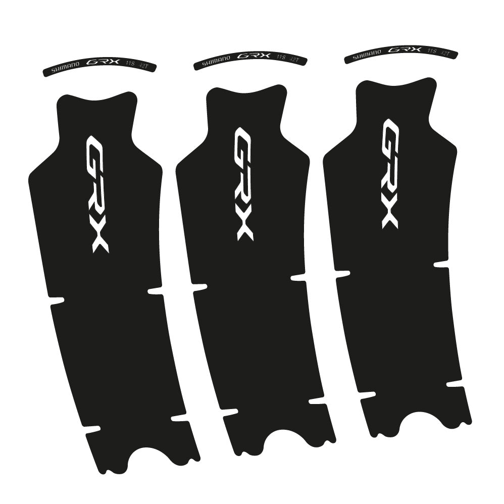 Autocollant Shimano GRX 11S 42T, Pédalier, Vélo vinyle autocollant