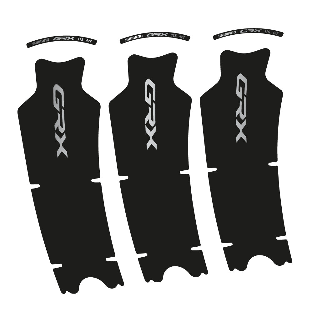 Autocollant Shimano GRX 11S 42T, Pédalier, Vélo vinyle autocollant