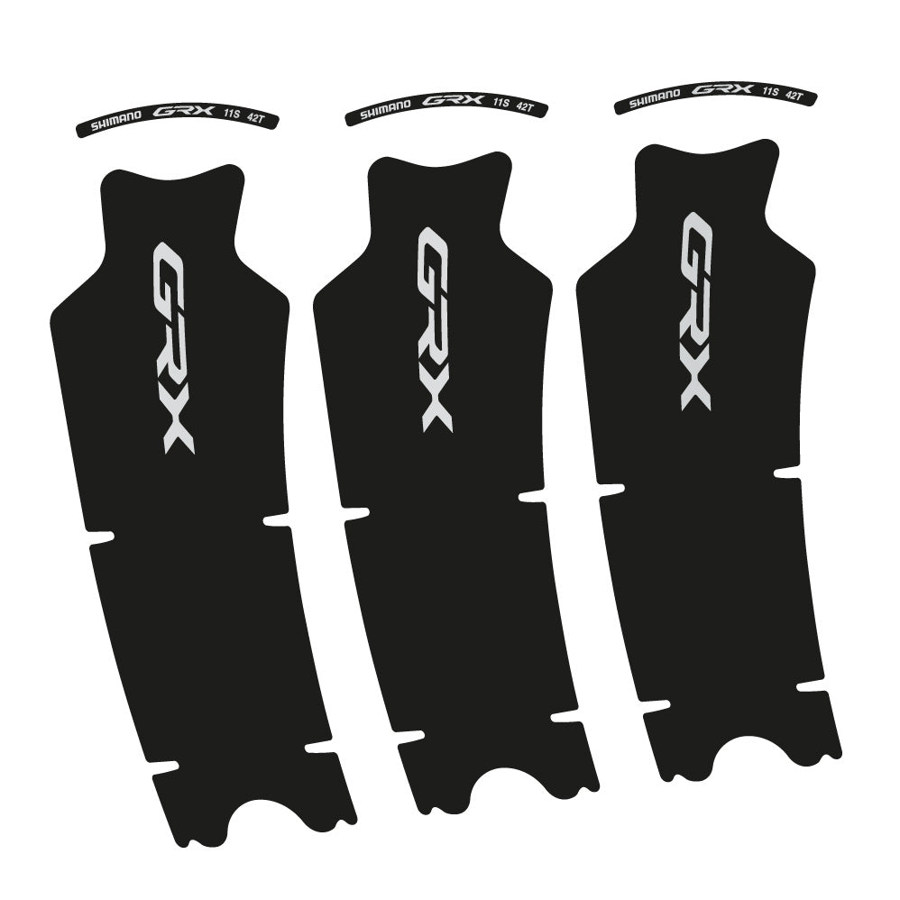 Autocollant Shimano GRX 11S 42T, Pédalier, Vélo vinyle autocollant
