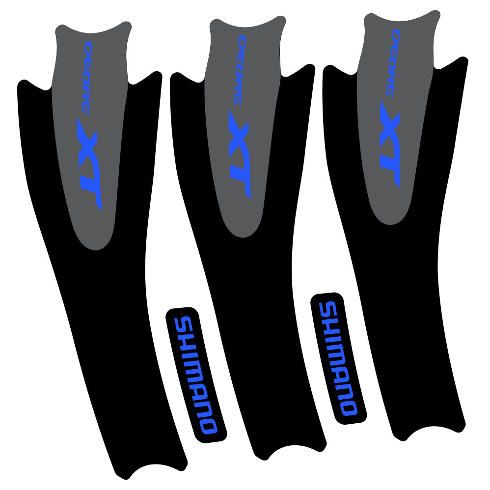 Autocollant Shimano XT M8000, Pédalier, Vélo vinyle autocollant