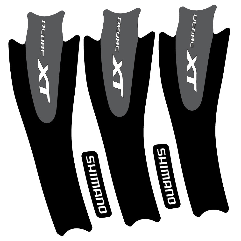 Autocollant Shimano XT M8000, Pédalier, Vélo vinyle autocollant