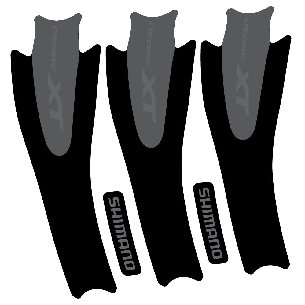Autocollant Shimano XT M8000, Pédalier, Vélo vinyle autocollant