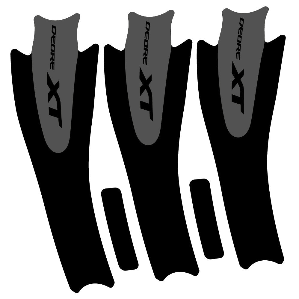 Autocollant Shimano XT M8000, Pédalier, Vélo vinyle autocollant