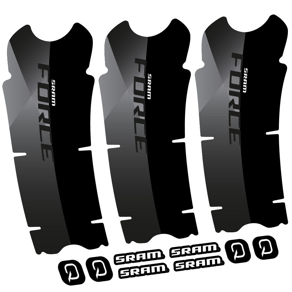 Autocollant Sram Force AXS, Pédalier, Vélo vinyle autocollant