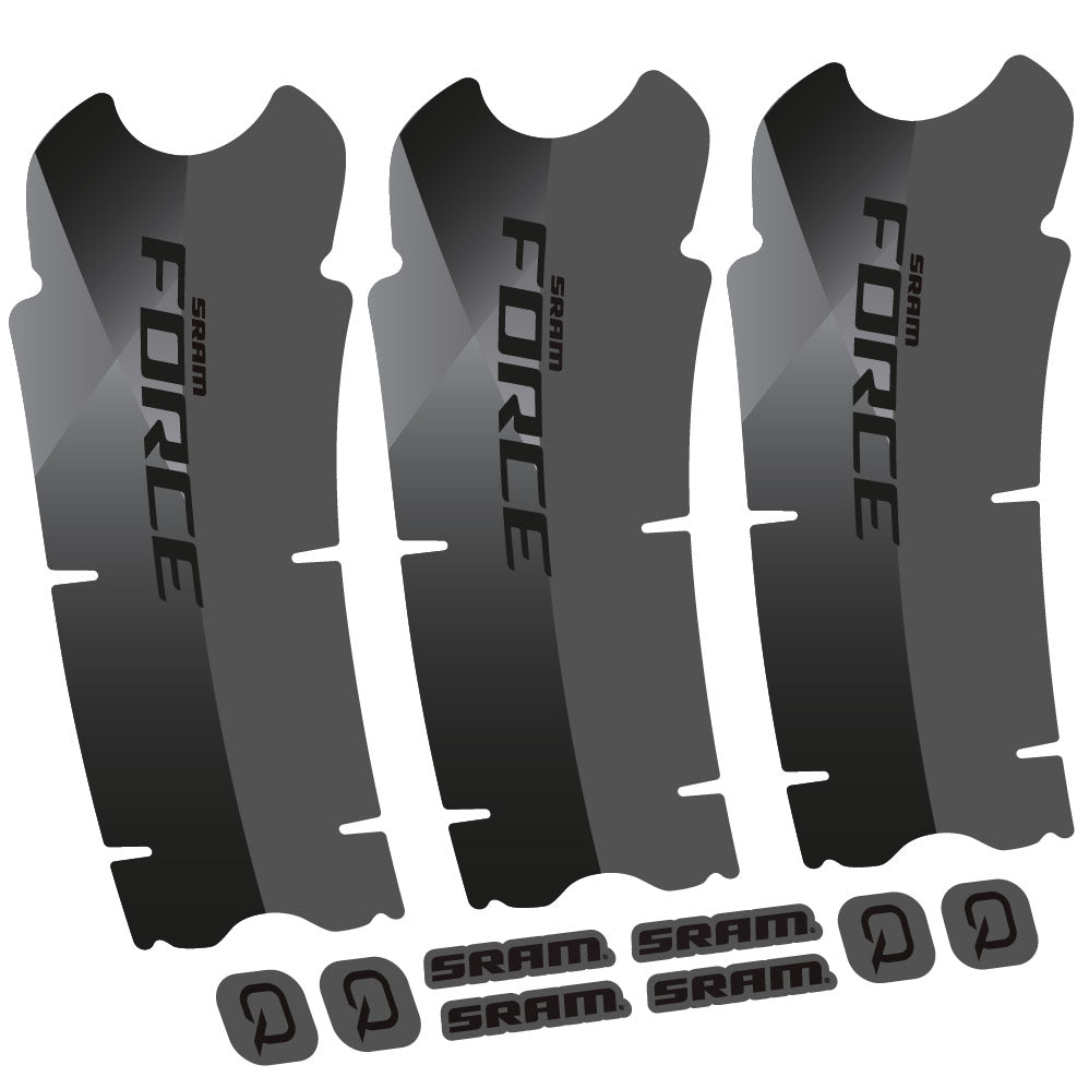 Autocollant Sram Force AXS, Pédalier, Vélo vinyle autocollant