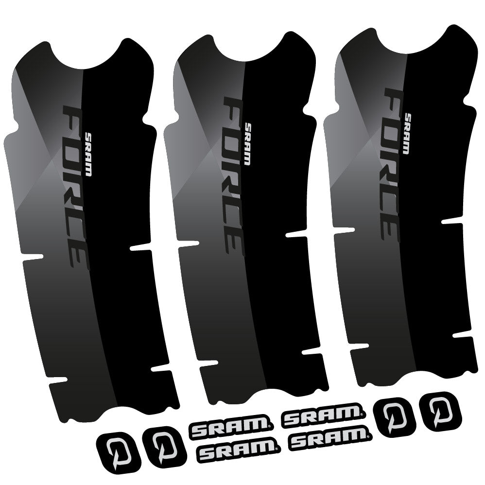 Autocollant Sram Force AXS, Pédalier, Vélo vinyle autocollant