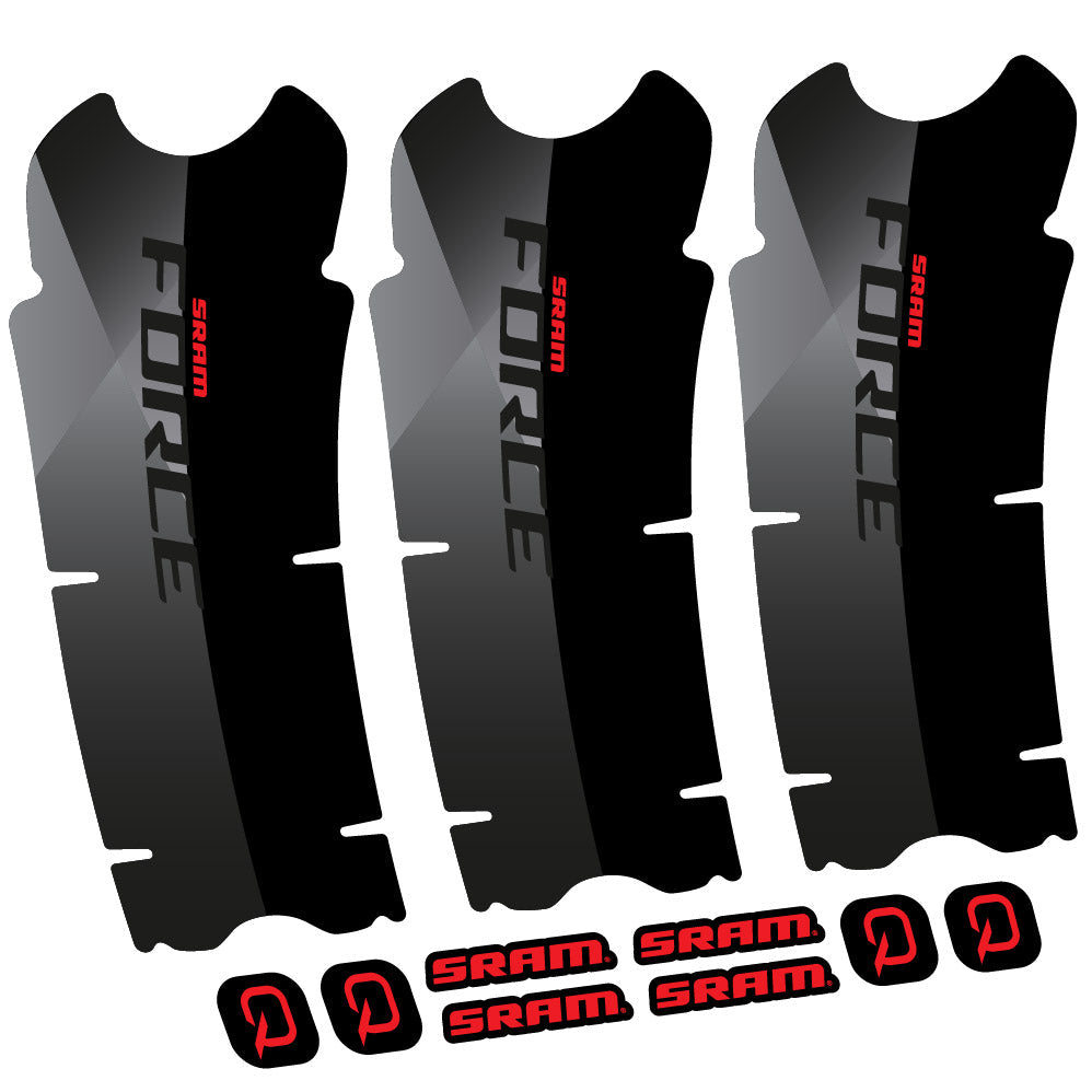 Autocollant Sram Force AXS, Pédalier, Vélo vinyle autocollant