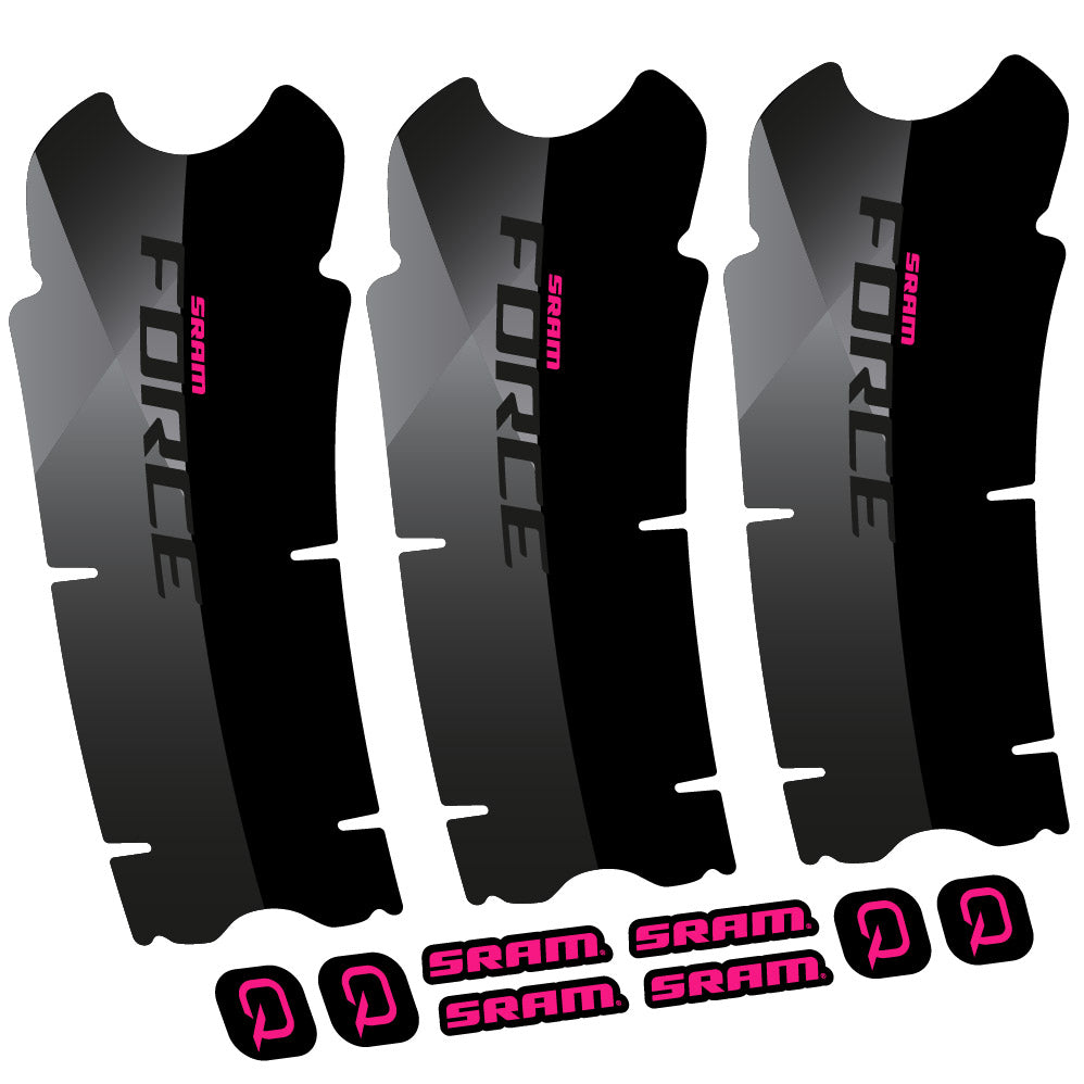 Autocollant Sram Force AXS, Pédalier, Vélo vinyle autocollant