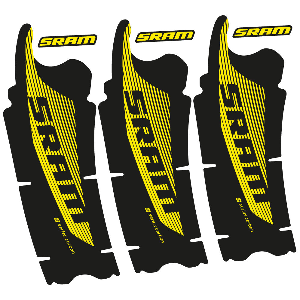 Autocollant Sram Red AXS, Pédalier, Vélo vinyle autocollant