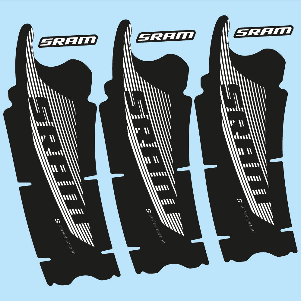 Autocollant Sram Red AXS, Pédalier, Vélo vinyle autocollant