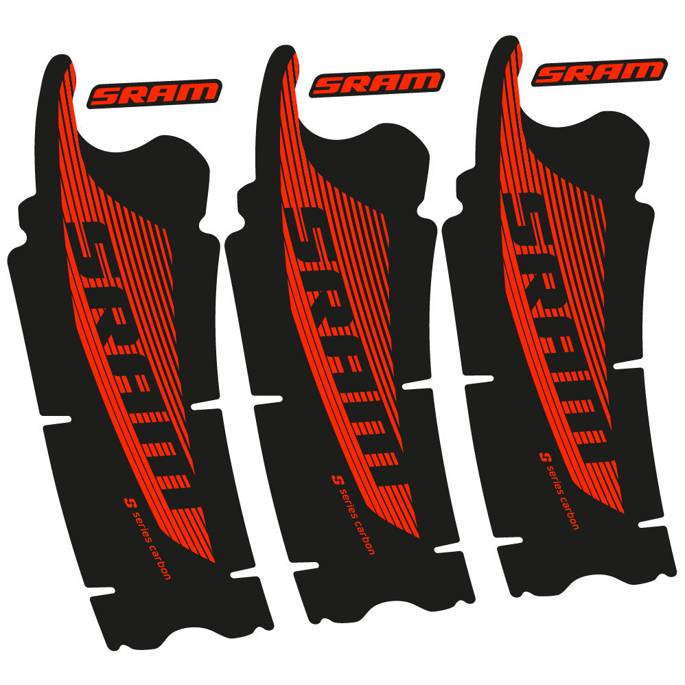 Autocollant Sram Red AXS, Pédalier, Vélo vinyle autocollant