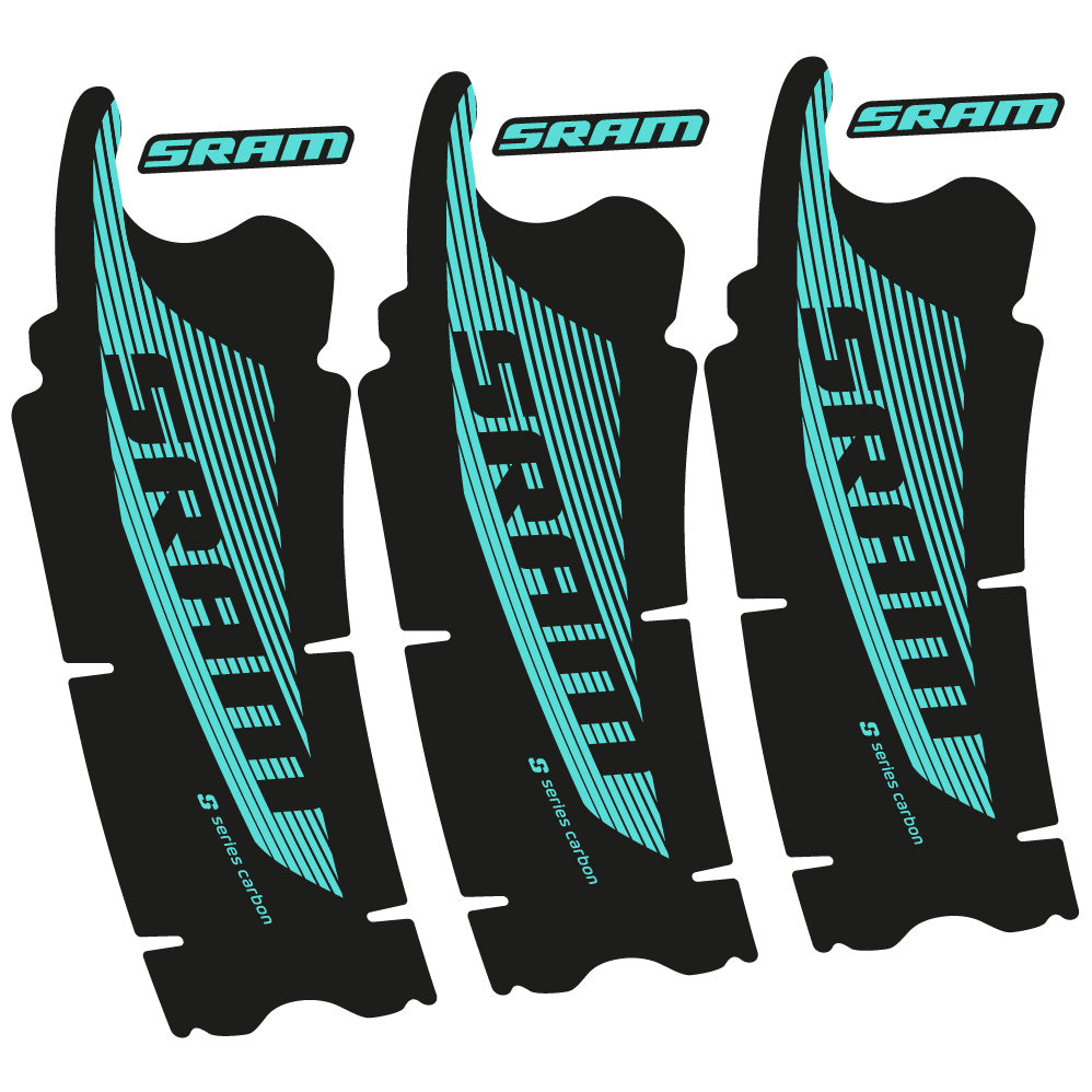 Autocollant Sram Red AXS, Pédalier, Vélo vinyle autocollant