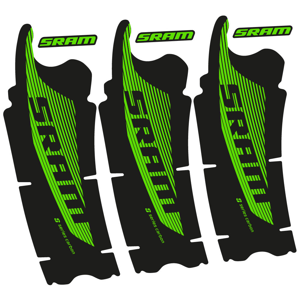 Autocollant Sram Red AXS, Pédalier, Vélo vinyle autocollant