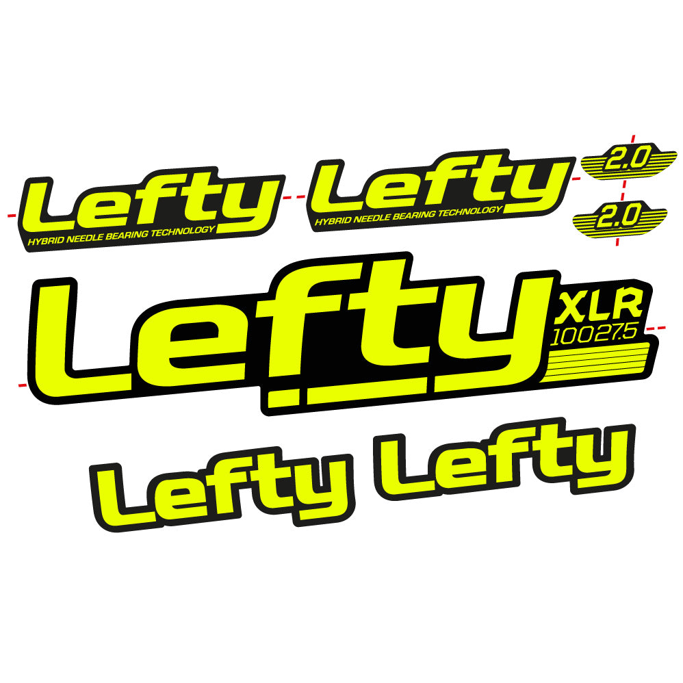 Autocollant Lefty XLR 2020 Vélo Fourche vinyle autocollant