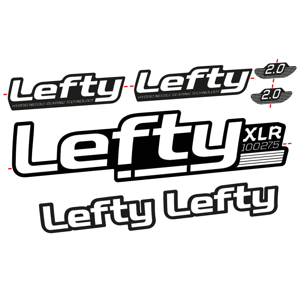 Autocollant Lefty XLR 2020 Vélo Fourche vinyle autocollant