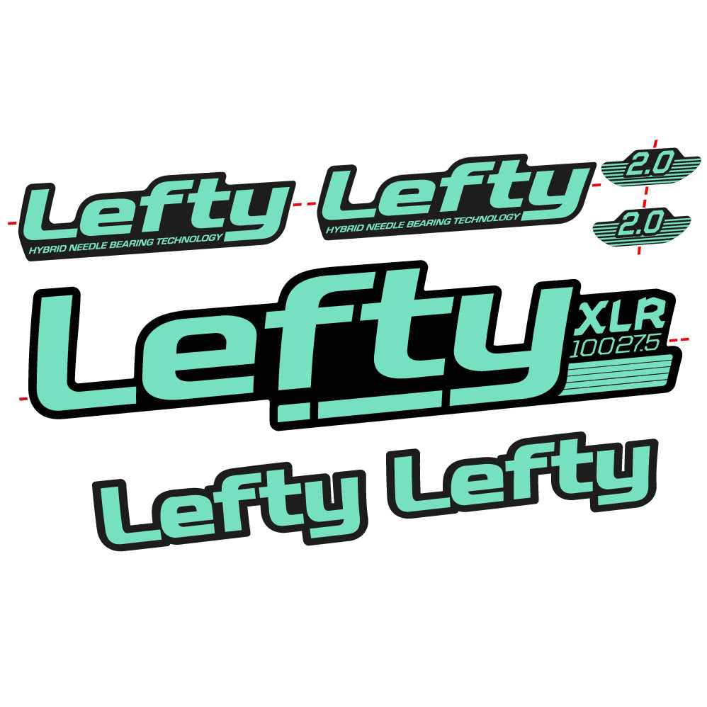 Autocollant Lefty XLR 2020 Vélo Fourche vinyle autocollant