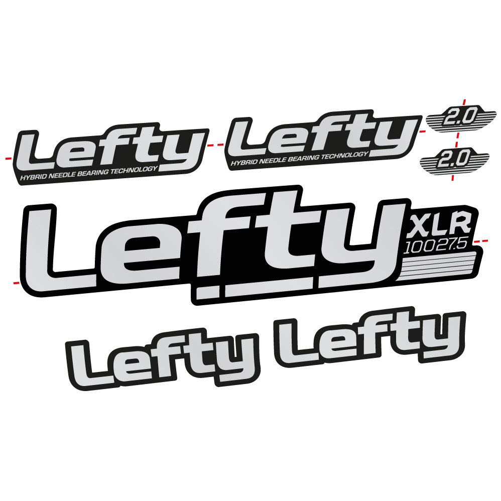 Autocollant Lefty XLR 2020 Vélo Fourche vinyle autocollant