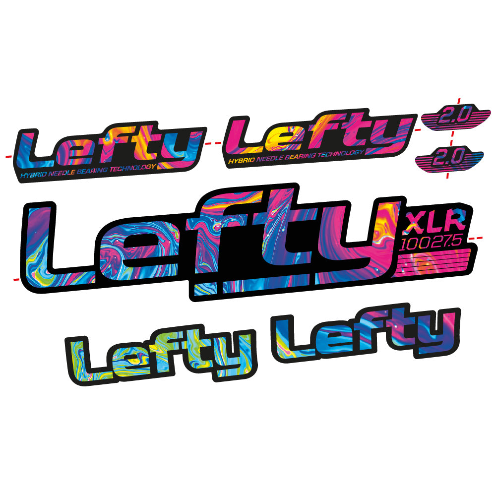 Autocollant Lefty XLR 2020 Vélo Fourche vinyle autocollant