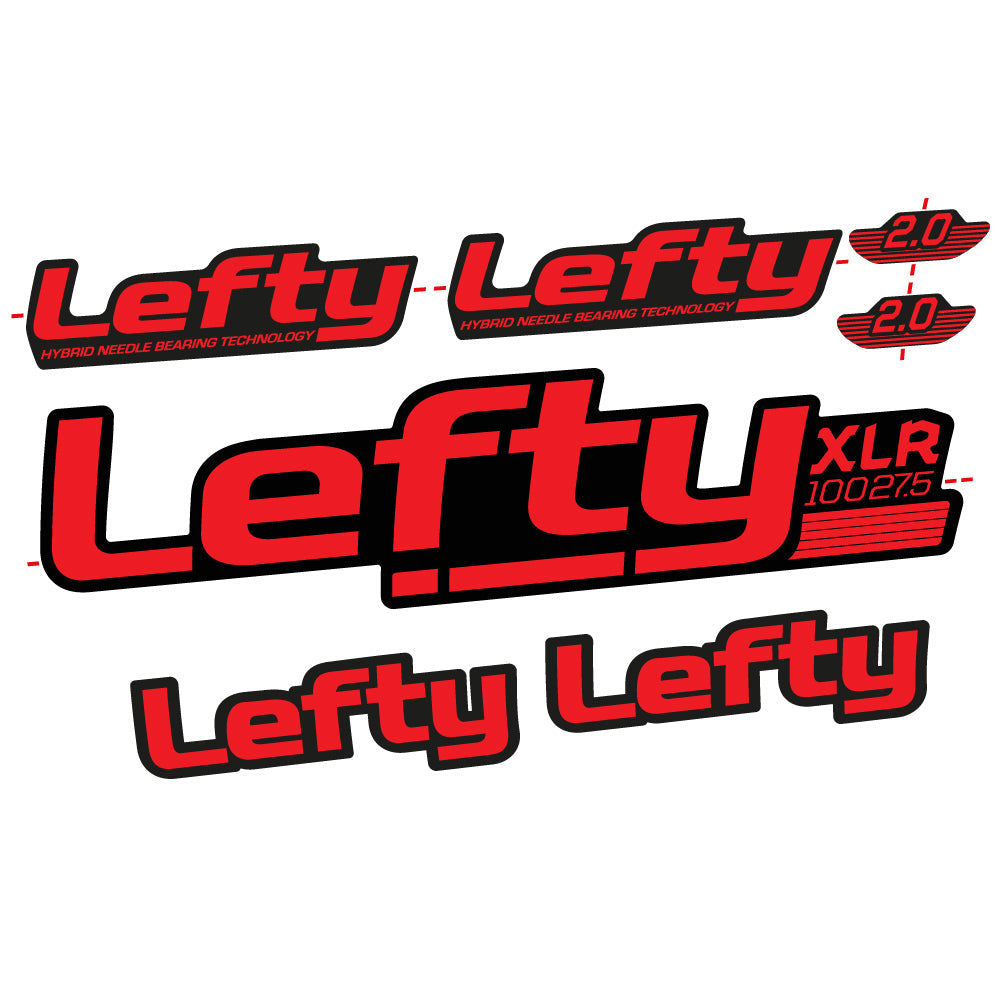 Autocollant Lefty XLR 2020 Vélo Fourche vinyle autocollant